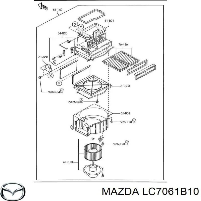  LC7061B10 Mazda