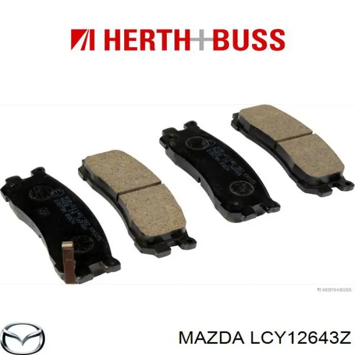 Колодки дисковые  Mazda LCY12643Z цена, от 19.06 USD