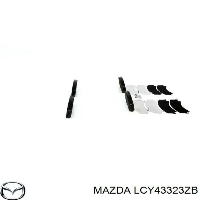 LCY43323ZB Mazda Колодки передние