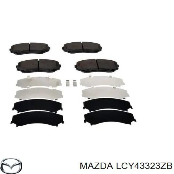 Колодки Mazda LCY43323ZB цена, от 26.07 USD