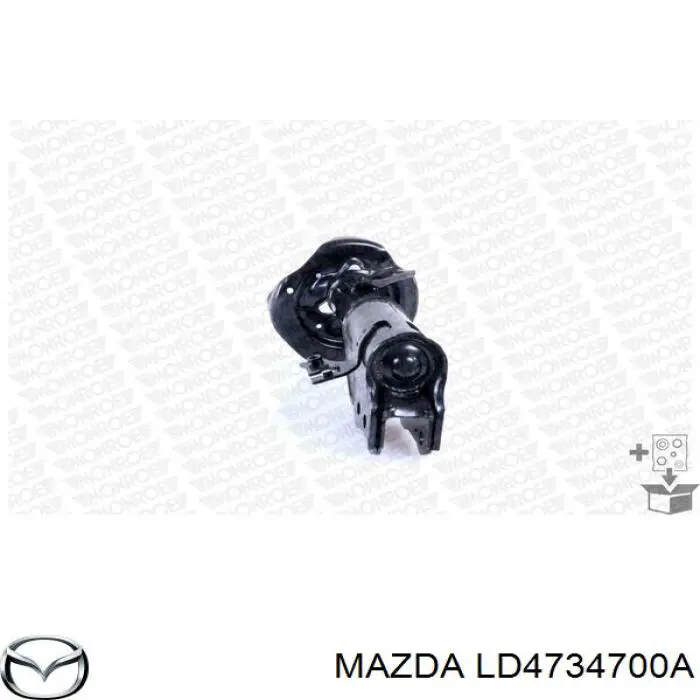 Амортизатор передний правый LD4734700A Mazda