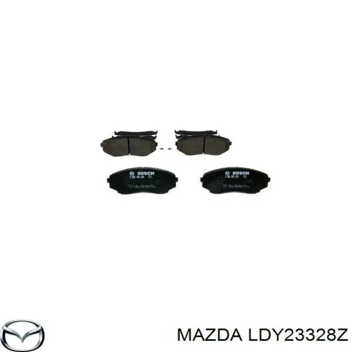 Тормозные колодки Mazda LDY23328Z