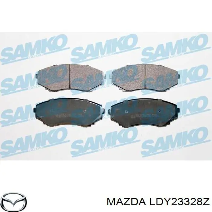 Купить LDY23328Z Mazda Колодки тормозные