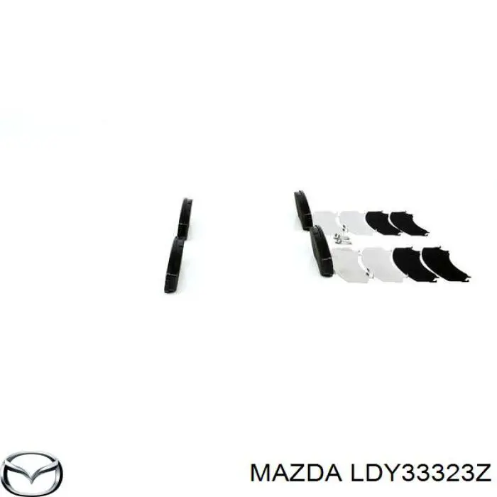 Передние тормозные колодки LDY33323Z Mazda