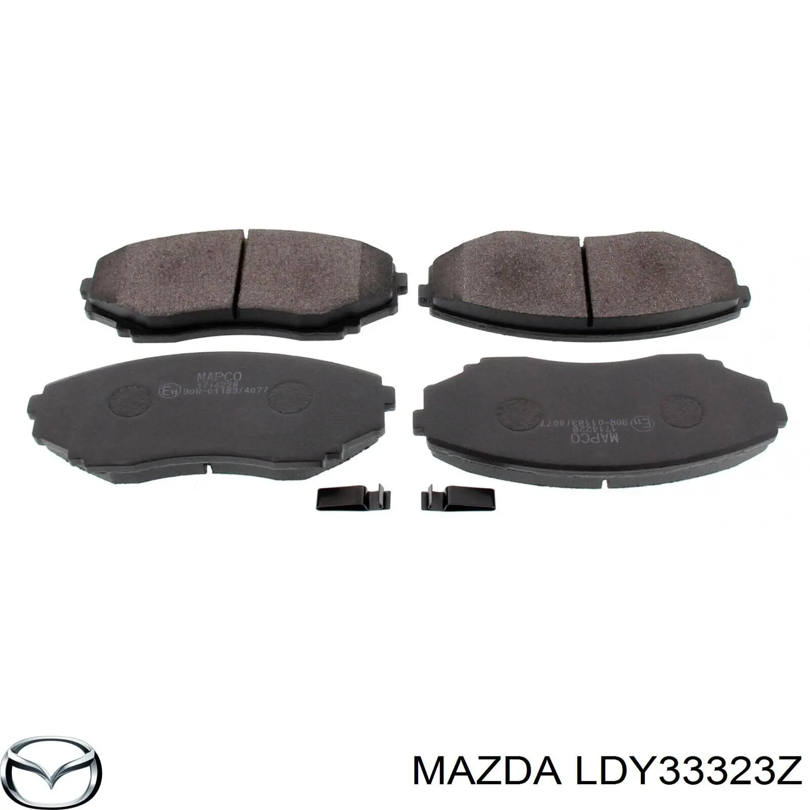 Колодки Mazda LDY33323Z цена, от 26.46 USD
