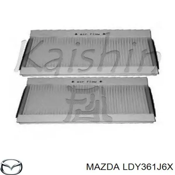 Фильтр салона LDY361J6X Mazda
