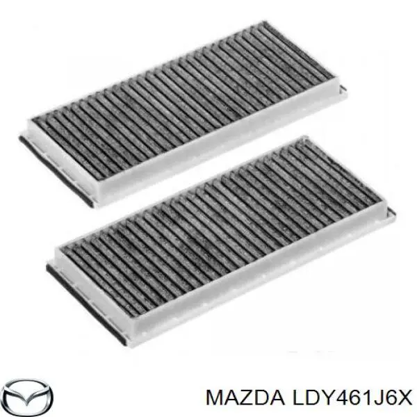 Filtro de habitáculo LDY461J6X Mazda