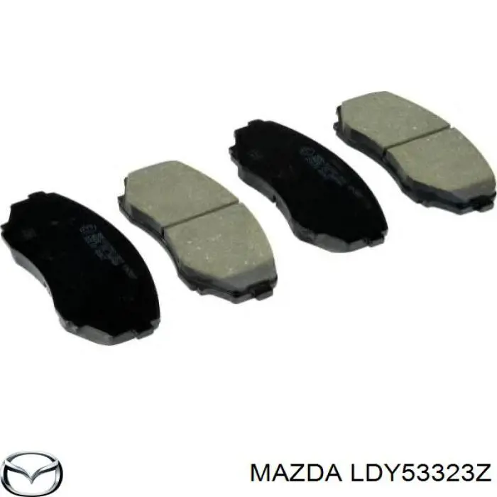 Передние тормозные колодки LDY53323Z Mazda