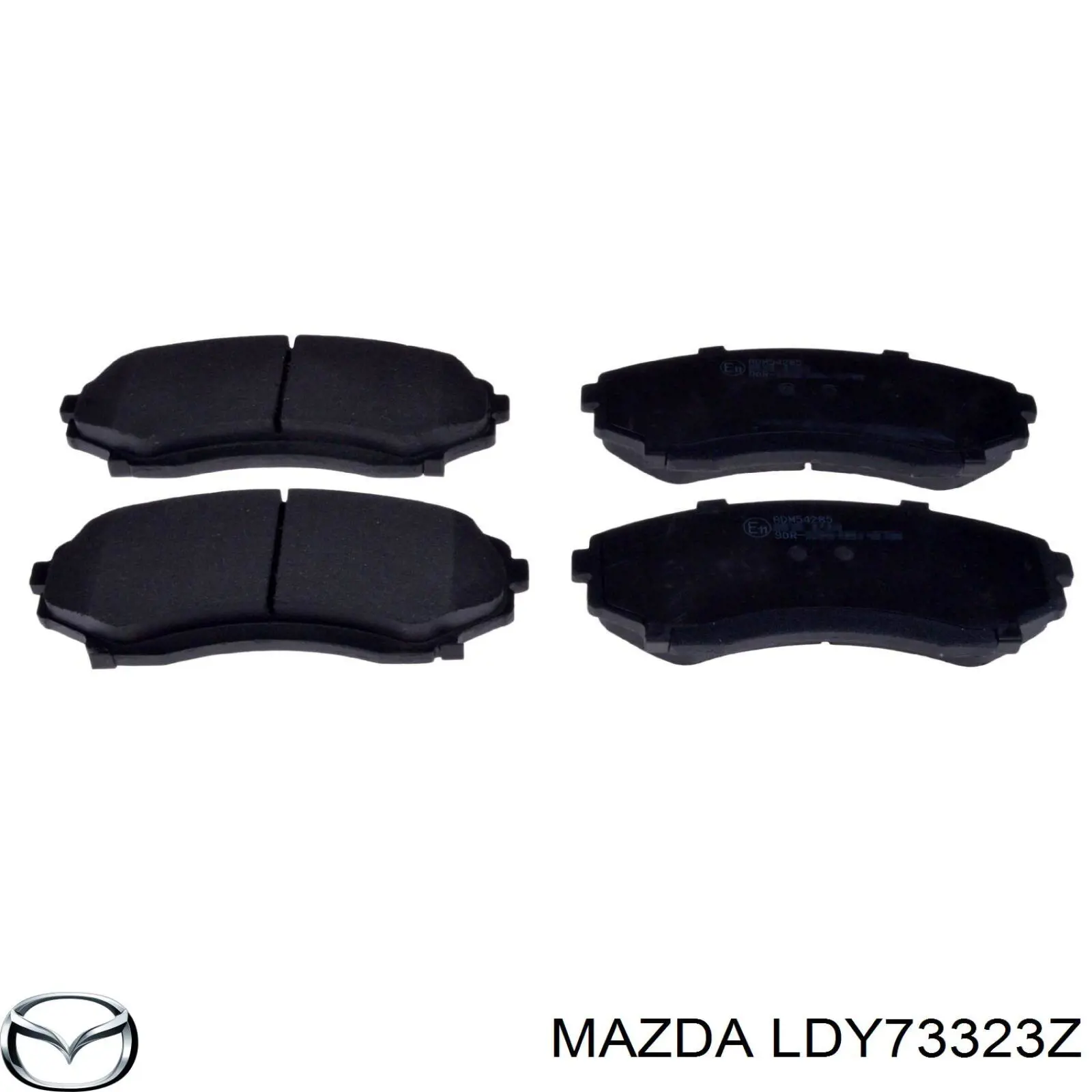 Передние тормозные колодки LDY73323Z Mazda