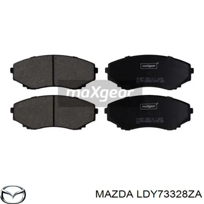 Передние тормозные колодки LDY73328ZA Mazda