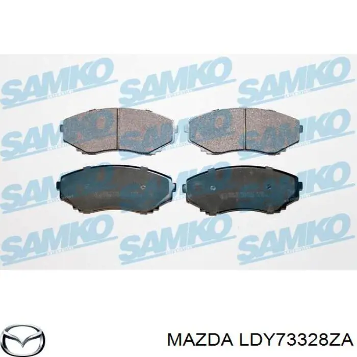 LDY73328ZA Mazda Колодки передние