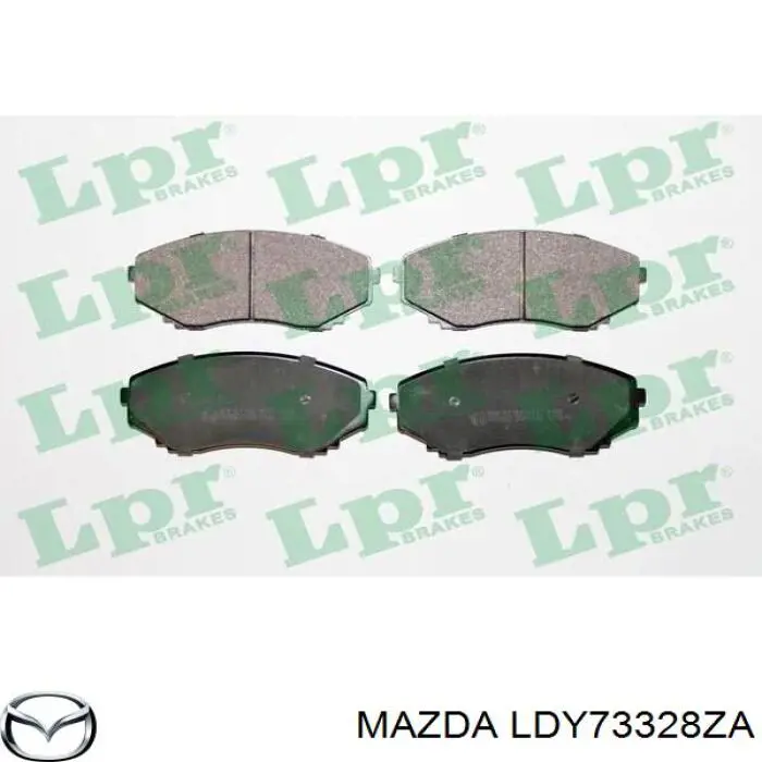 Передние тормозные колодки LDY73328ZA Mazda