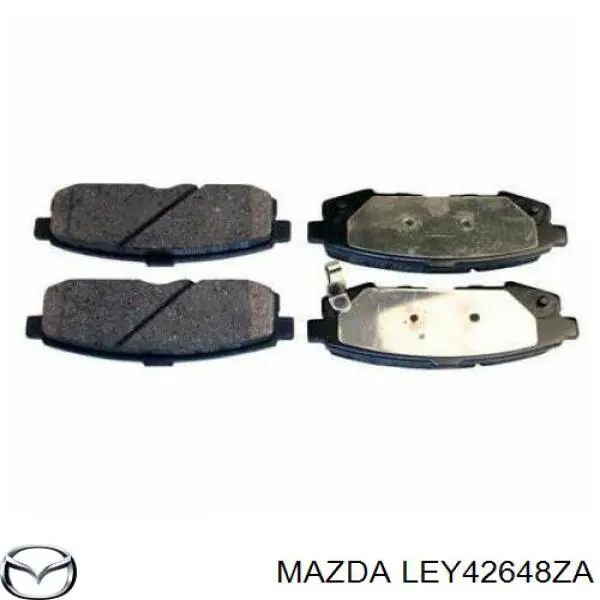 LEY42648ZA Mazda колодки тормозные задние дисковые