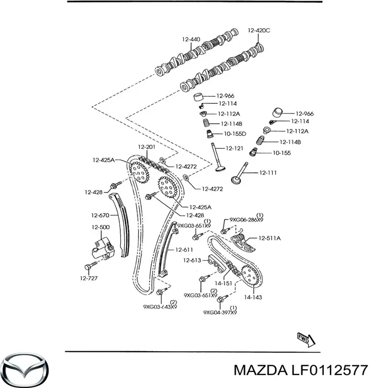 LF0112577 Mazda 