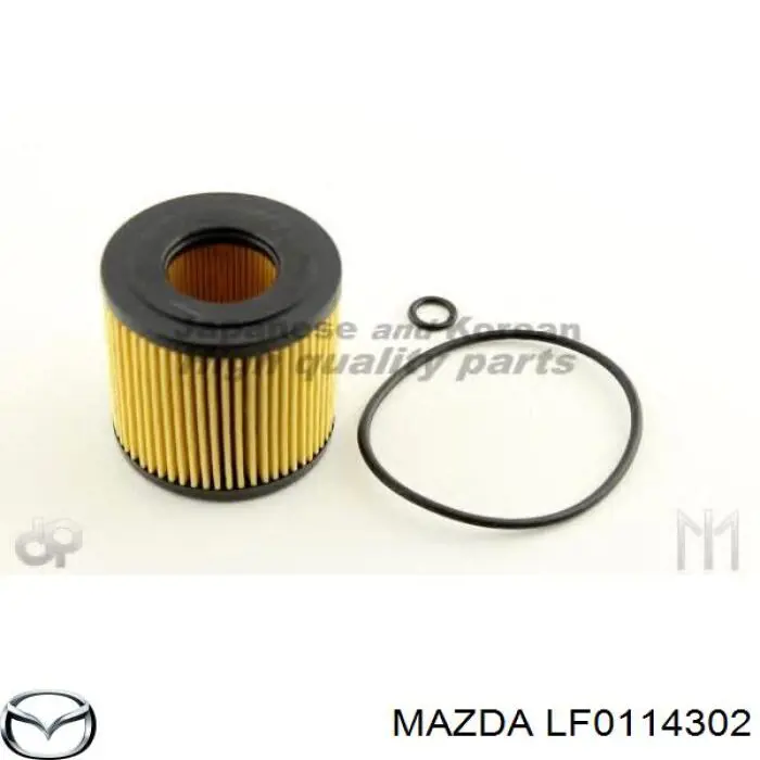 Filtro de aceite LF0114302 Mazda