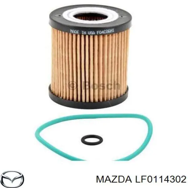 Фильтр очистки масла центробежный Mazda LF0114302 цена, от 6.74 USD