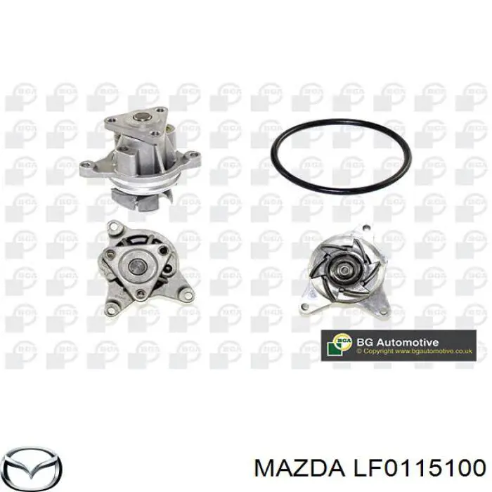 Помпа охлаждения Mazda LF0115100 цена, от 24.87 USD