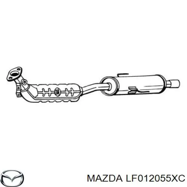 LF012055XC Mazda Конвертор-катализатор
