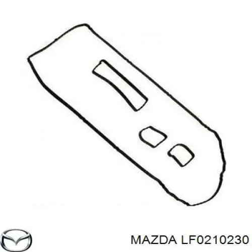 LF0210230 Mazda прокладка клапанной крышки двигателя, комплект