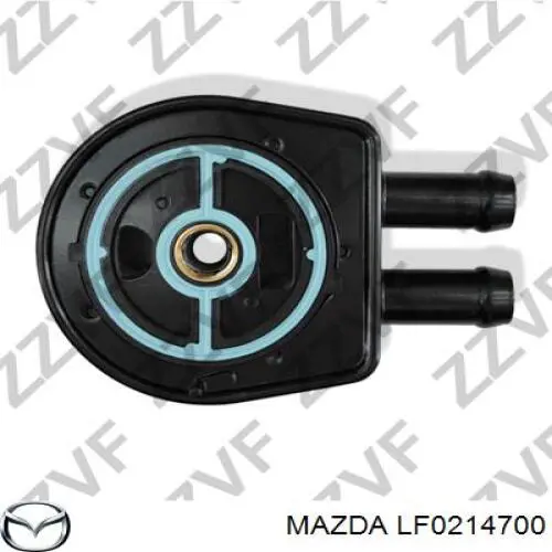 LF0214700 Mazda радиатор масляный (холодильник, под фильтром)