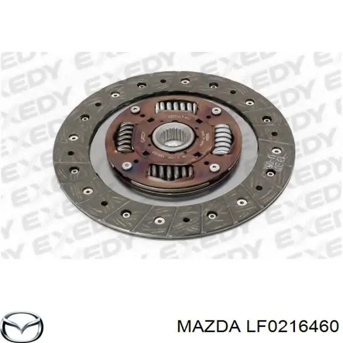 LF02-16-460 Mazda диск сцепления