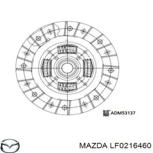 Диск сцепления Mazda LF0216460 цена, от 55.75 USD