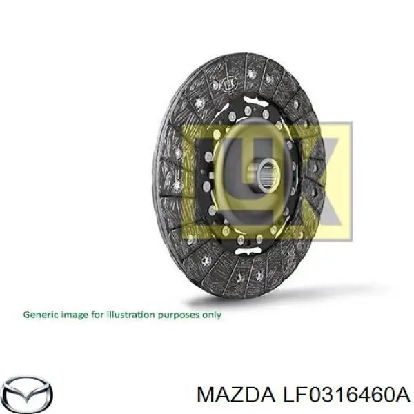 Диск сцепления LF0316460A Mazda