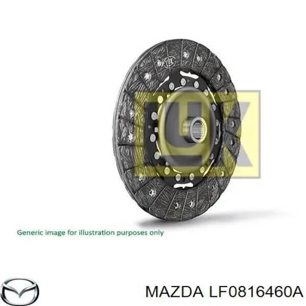 Диск сцепления Mazda LF0816460A