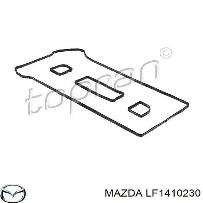 LF1410230 Mazda прокладка клапанной крышки двигателя, комплект