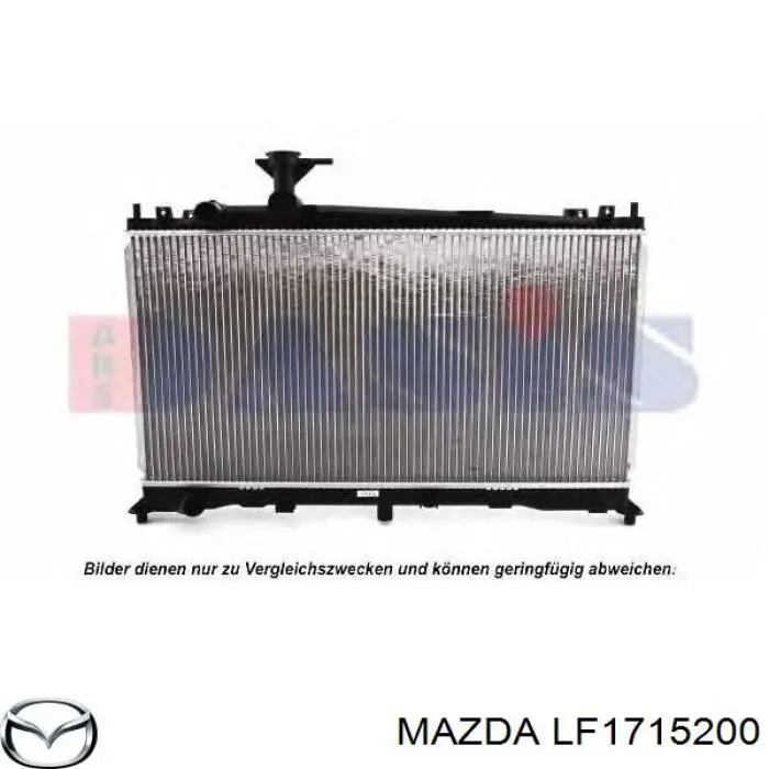LF1715200 Mazda радиатор
