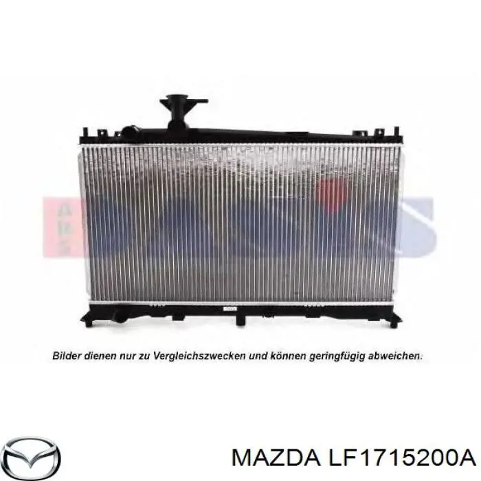 LF1715200A Mazda radiador de esfriamento de motor
