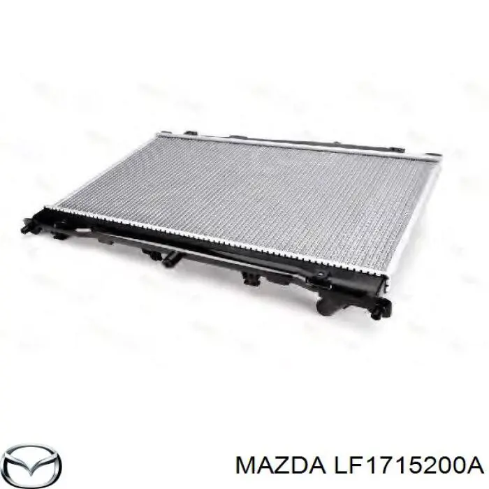 Радиатор охлаждения двигателя Mazda LF1715200A цена, от 116.08 USD