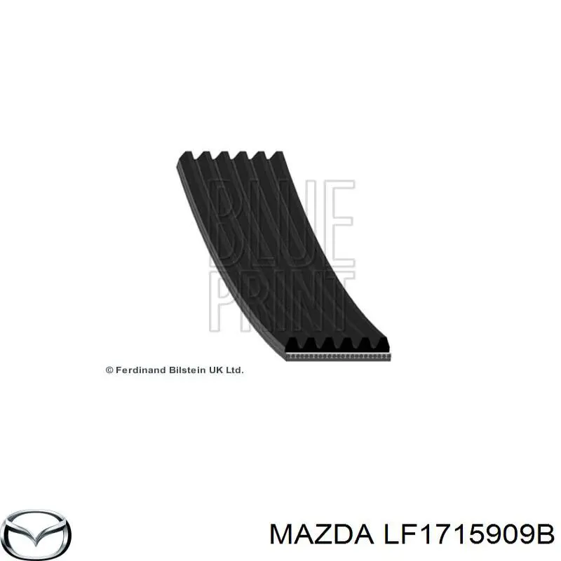 Клиновый ремень Mazda LF1715909B цена, от 20.70 USD