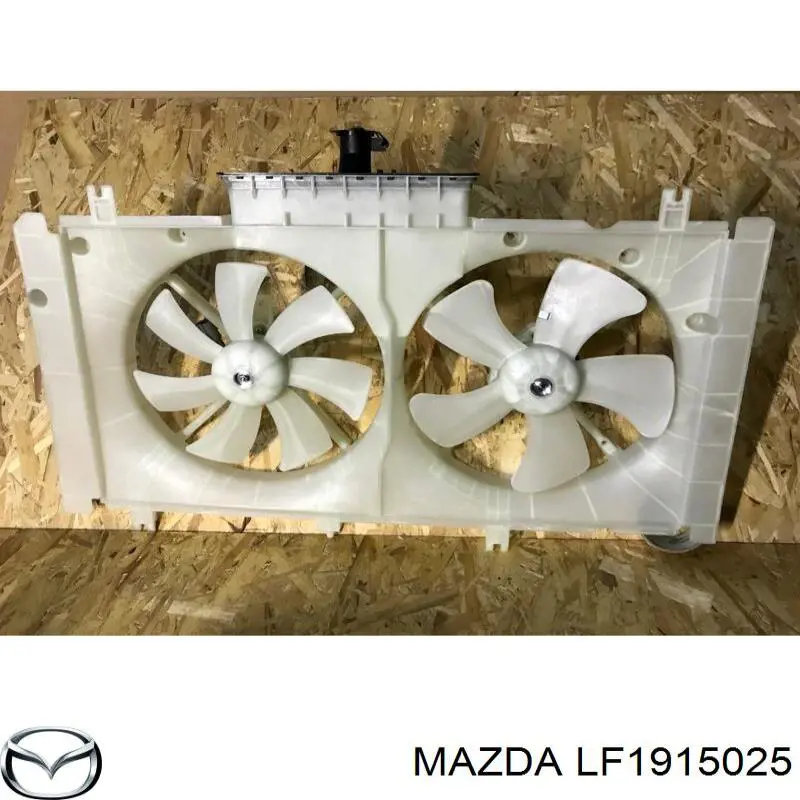 Диффузор радиатора охлаждения в сборе с мотором и крыльчаткой Mazda LF1915025 цена, от 191.87 USD
