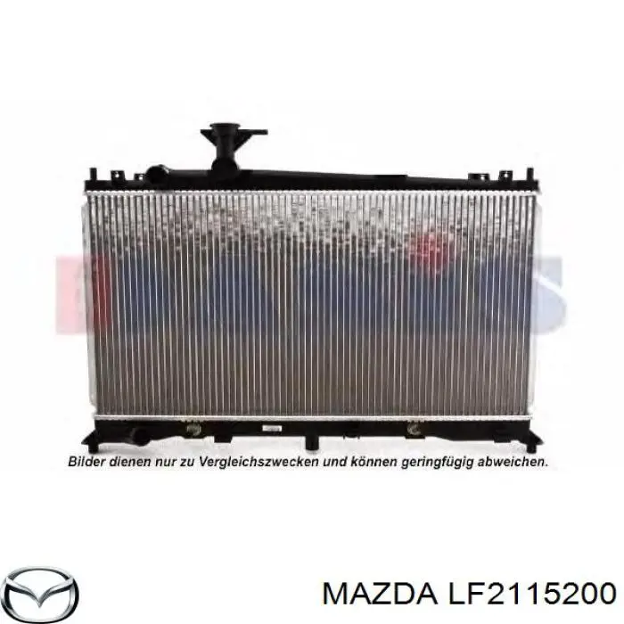 LF2115200 Mazda радиатор