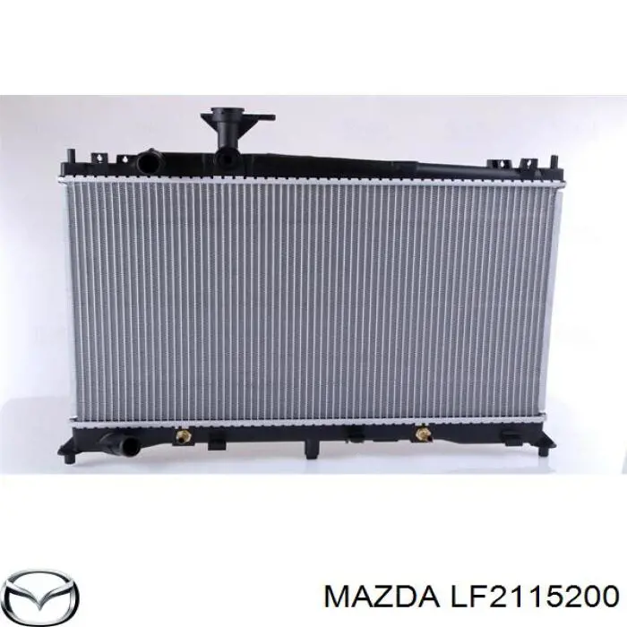 Радиатор охлаждения двигателя Mazda LF2115200 цена, от 83.99 USD