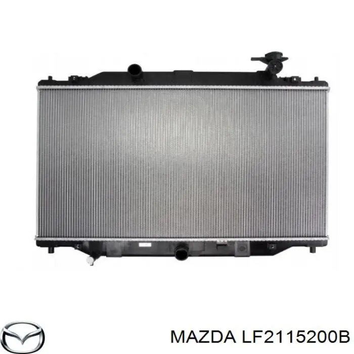 Радиатор охлаждения двигателя Mazda LF2115200B цена, от 82.28 USD