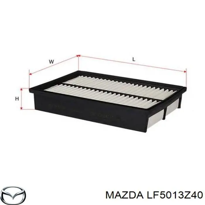 Купить LF5013Z40 Mazda Автомобильный фильтр воздуха