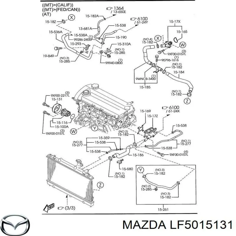 LF5015131 Mazda 