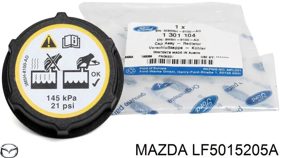 Купить LF5015205A Mazda Крышка/пробка расширительного бачка