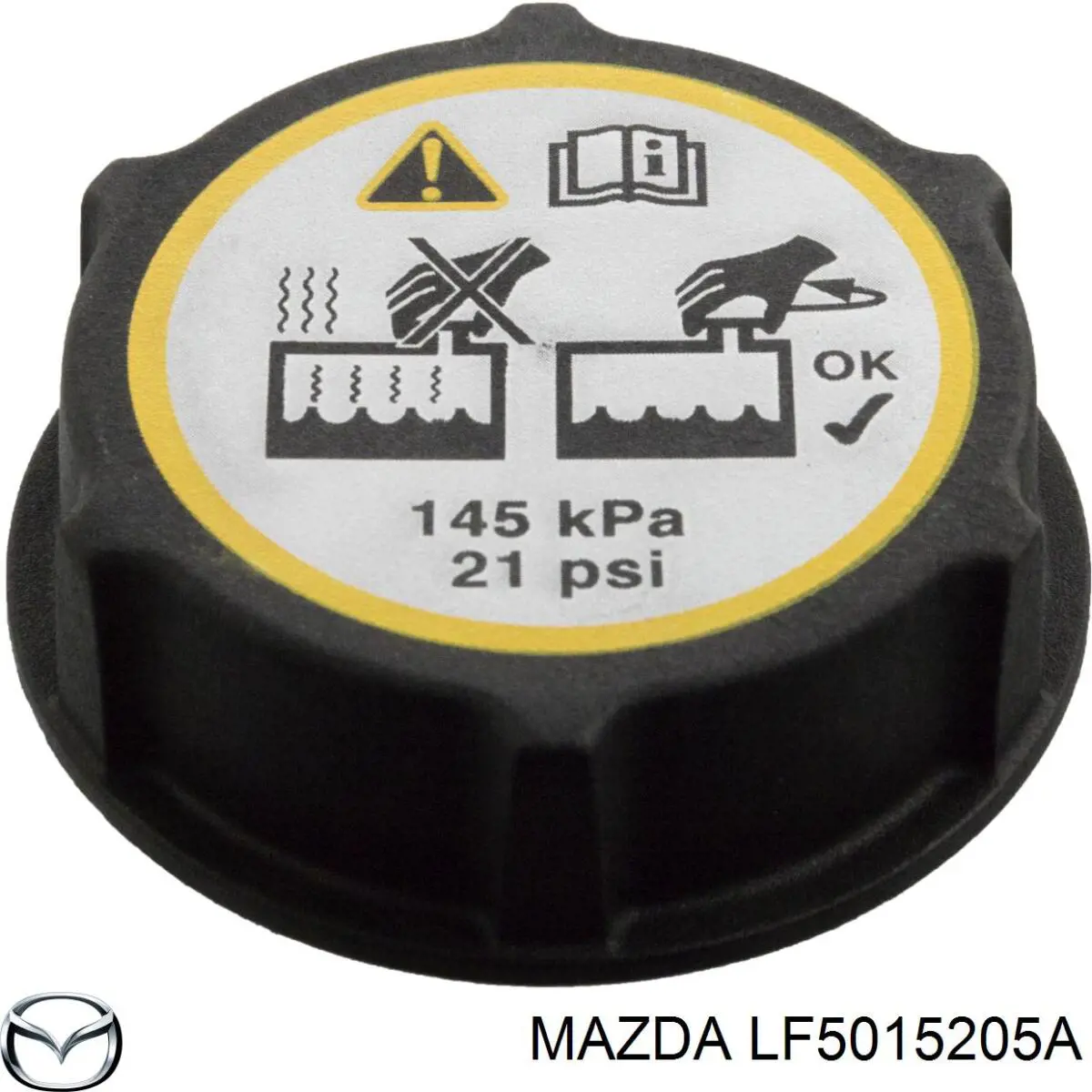 Tapón de expansión de refrigerante/anticongelante LF5015205A Mazda