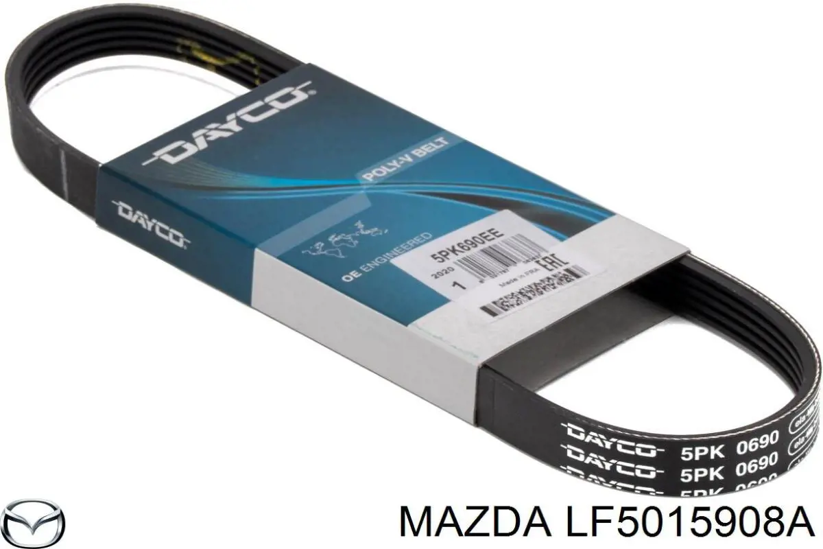 Клиновый ремень Mazda LF5015908A цена, от 11.14 USD