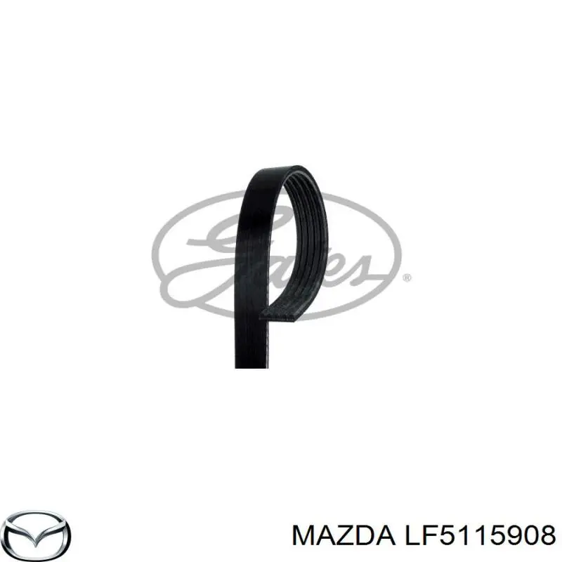 Клиновый ремень Mazda LF5115908 цена, от 12.67 USD