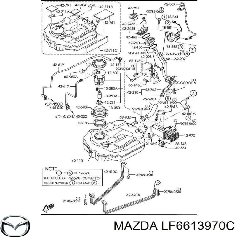 LF6613970C Mazda 