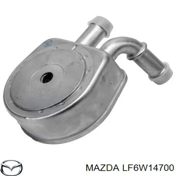 LF6W-14-700 Mazda радиатор масляный