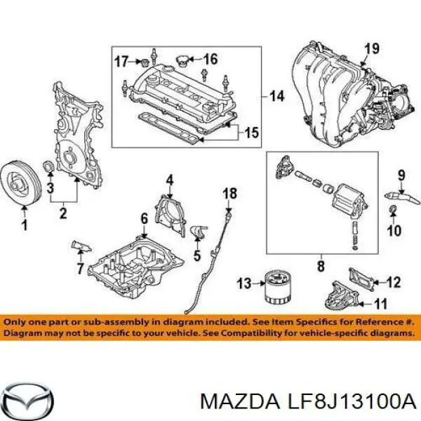  LF8J13100A Mazda