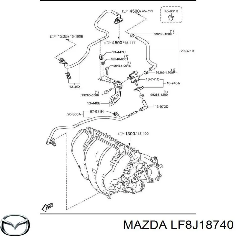 LF8J18740 Mazda 