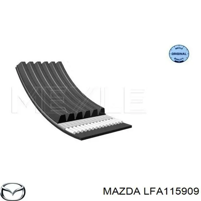 Correa trapezoidal LFA115909 Mazda