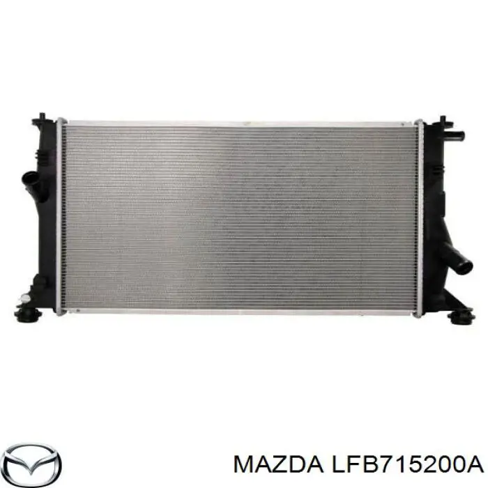 LFB715200A Mazda радиатор