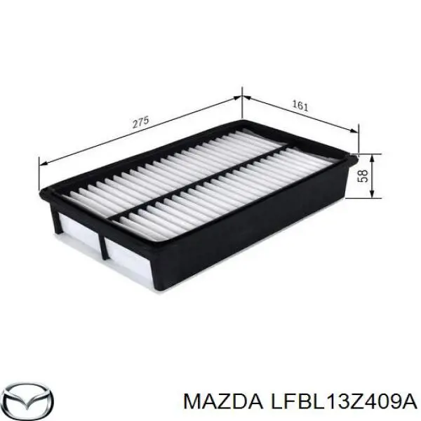 Элемент воздушного фильтра Mazda LFBL13Z409A цена, от 8.44 USD